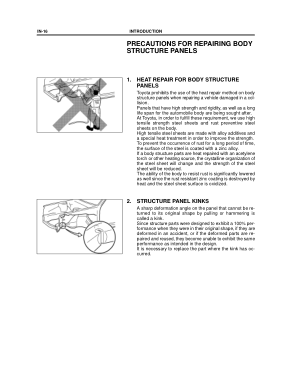 2003-2008 TOYOTA 4Runner Repair Manual, Body Opening Areas (Side View Rear)